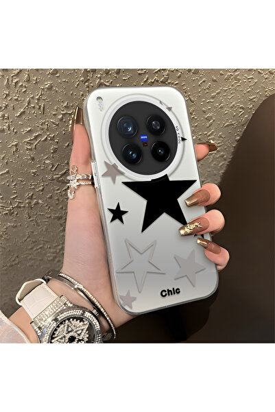 Hontinga حافظة هاتف من السيليكون متوافقة مع Vivo X300 Pro، موديل منقوش من سلس...