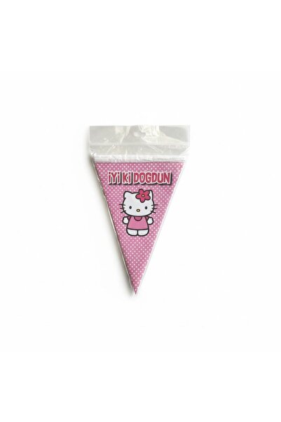 Cadde Süs Hello Kitty Themed Pennant Set 9 Flags