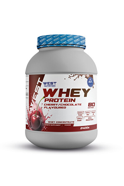 West Nutrition Whey Protein Tozu 2400 gr 80 Servis Vişne & Çikolata Aromalı