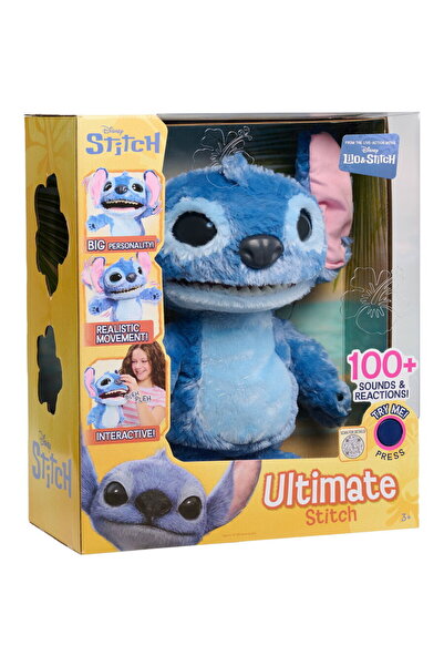 JustPlay Just Play Disney Stitch Ultimate Stitch Interactive Feature Plush Fi...