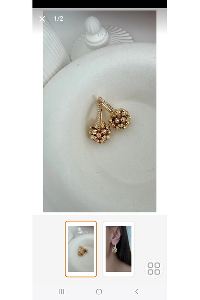 Bubbleatelier Gold Dorica Earrings