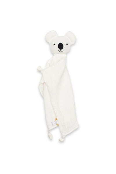 NEW BABY SHOP Jucărie de pluș din muselină, Koala bebeluș, albă