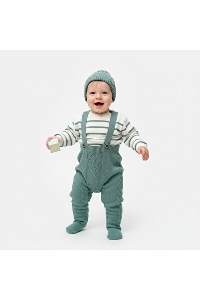 milay's life home collections 3-24 Months 3-Piece Knitted Baby Set with Pants...
