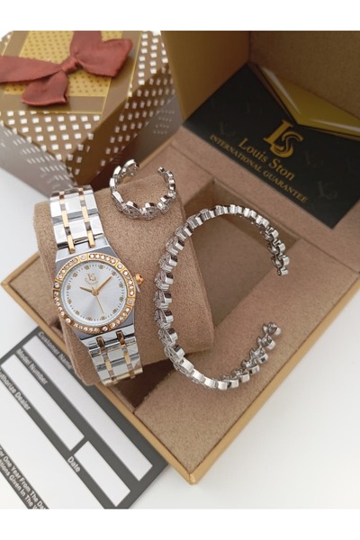 GI Women's set: Louis Suston watch, bracelet, and ring