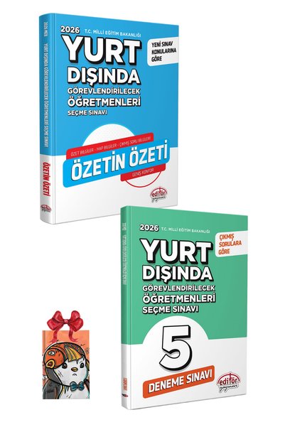 Editör Yayınevi 2026 Gys MEB Yurt Dışında Görevlendirilecek Öğretmenleri Seçm...