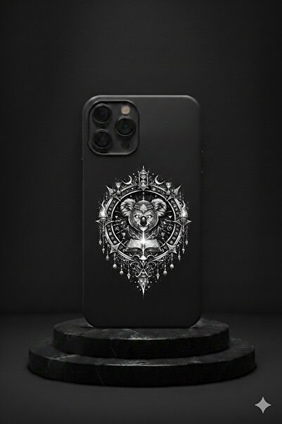 kılıfevreni حافظة سيليكون من سلسلة ميستيك أنيمال لانسومارش لآيفون 14 برو + وا...