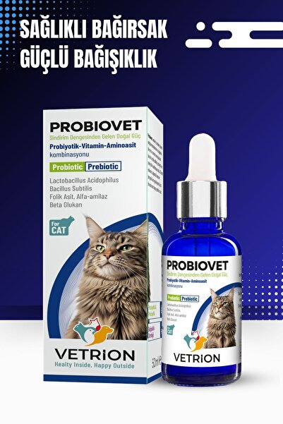 Probiovet-Sıvı kedi probiyotik 50 ml.