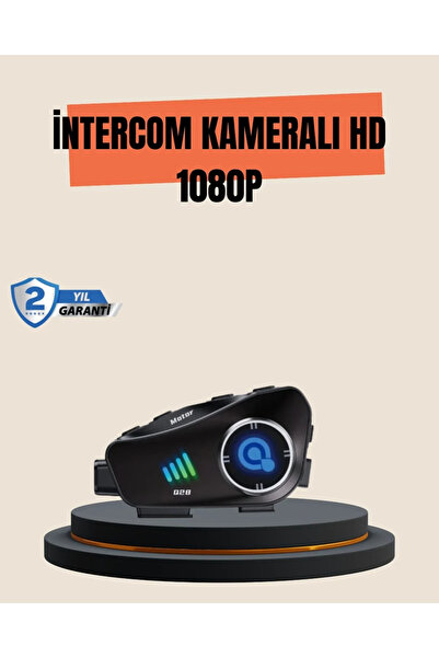 Genel Markalar Q28 Motosiklet Kask Bluetooth Kulaklık Full Hd 1080p Kamera