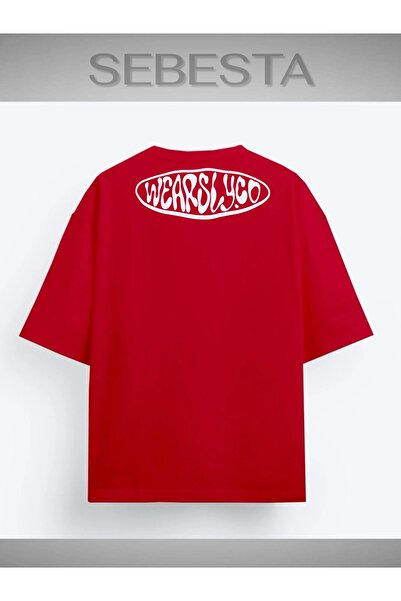 Sebesta Fashion قم بارتداء تي شيرت مطبوع بريميوم كبير الحجم