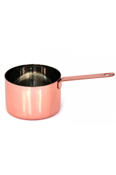 Culinaro Mini stainless steel saucepan with copper coating 12.5x3.5cm