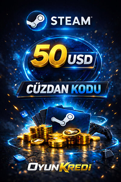 Steam 50 USD Cüzdan Kodu