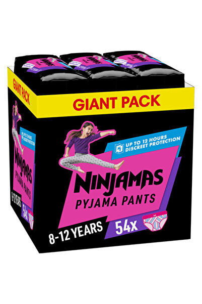 Pampers Ninjamas XXL Night Pants, Girls, 27-43 kg, 54 pcs