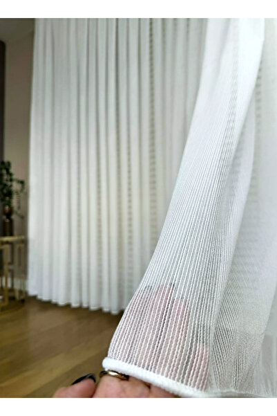 Vooralles Eerliefdevol 1/2,5 Orta Pile Nacre İnce Çizgili Modern Dökümlü Düz ...