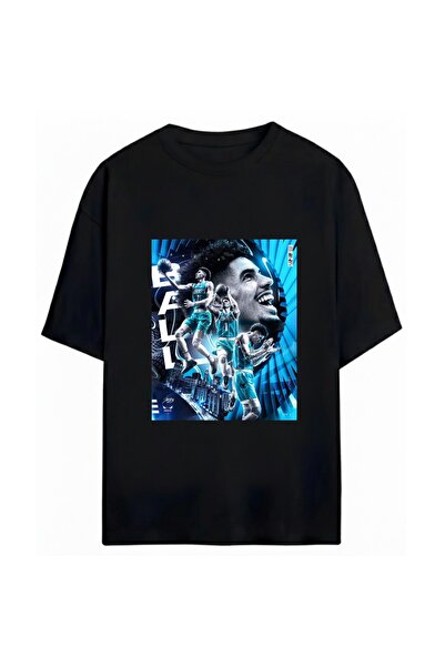 SVART WEAR LaMelo Ball majica sa printom, unisex, oversize, 100% pamuk