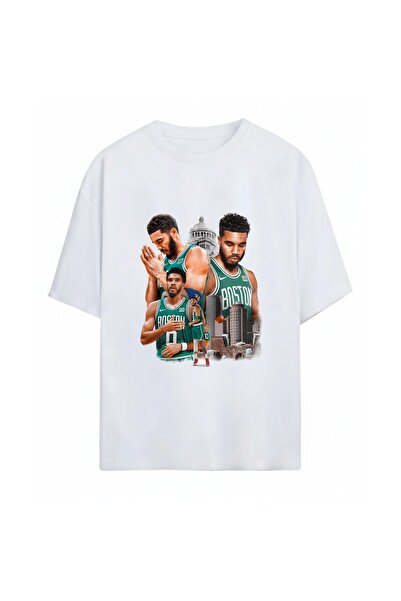 SVART WEAR Jayson Tatum Printed Unisex Oversized 100% Cotton Pack T-Shirt