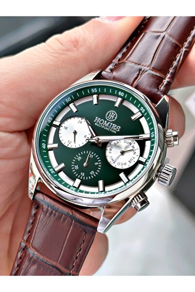 Homies Brown Leather Cord Classic Original Men's Wristwatch + Bracelet