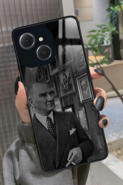TECNO Spark 40C Uyumlu Atatürk Tasarımlı Glossy Premium Kılıf