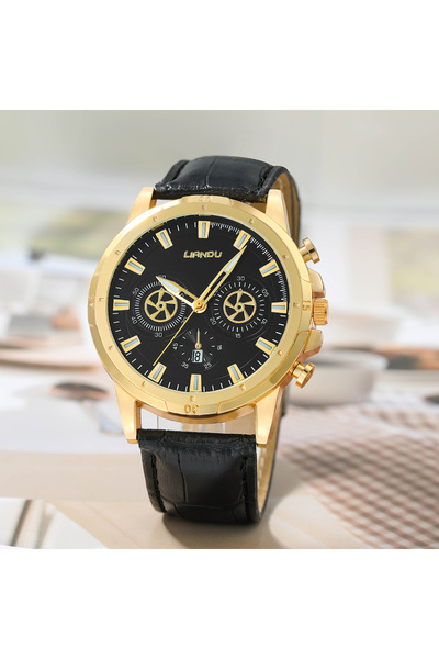 GENERAL A men's watch crafted from luxurious leather, designed to reflect you...