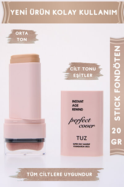 TUZ Stick Fondöten Fırçalı 2 İN 1 20 Gr.