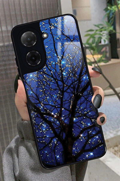 Snacase XlOAMİ Redmi A5 Uyumlu Van Gogh Mavi Ağaç Tablo Tasarımlı Glossy Prem...