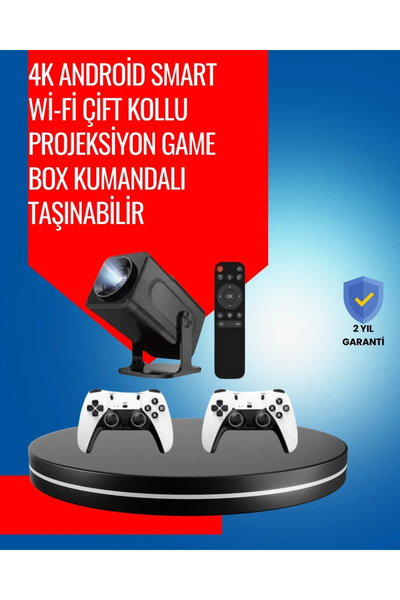 Epilons Multimedia Projector with 1.5 kg Weight, 4500 Retro Games