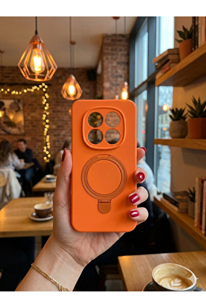 corcishop Redmi Note 15 Pro+ Plus 5G Kılıf Magsafe Şarj Özellikli Halka Stand...