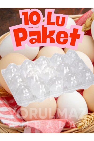 yorulmaz ambalaj 🥚 15’li Şeffaf Yumurta Viyolü – Dayanıklı ve Hijyenik Yumur...