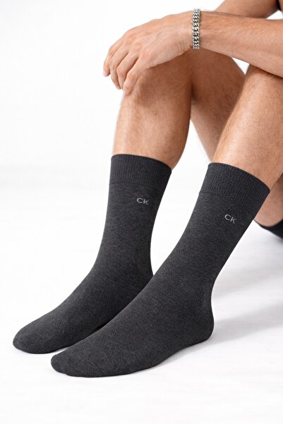 Calvin Klein عبوة من قطعتين من الجوارب الرجالية العضوية الطويلة قطن لو من سي كيه