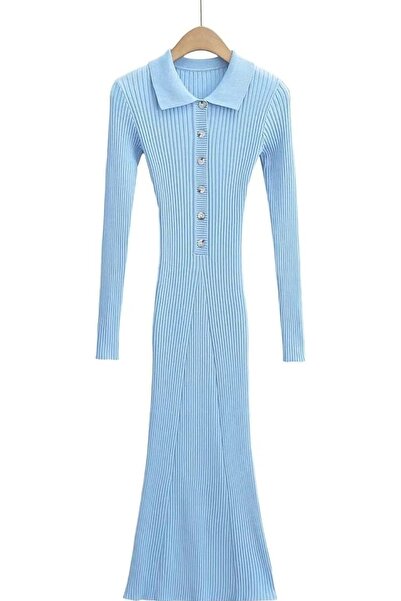 Abalı Yeni sezon kışlık üzün elbise