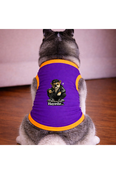 petite pati Purple Is the Color of Dogs T-Shirt Dog Apparel (100% Cotton Comb...