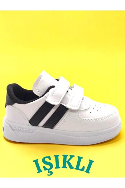 ellaboni حذاء رياضي للأطفال ذو نعل مرن خفيف الوزن ومضيء وقابل للتعديل