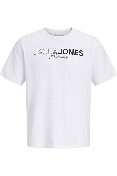 Jack & Jones Μπλούζα JACK & JONES Blaneo SS FST - 12298018-Λευκό