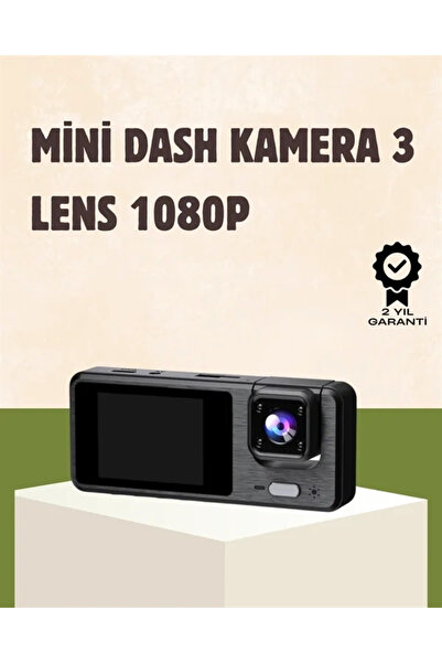 Epilons كاميرا سيارة بدقة Full HD بثلاث قنوات - قيادة مع حلول ذكية