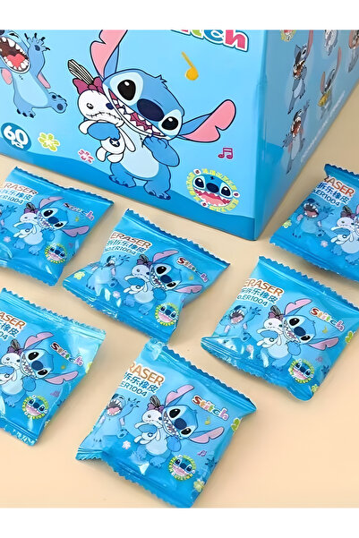 ÖZ OFİS Stitch Kawai Sürpriz 3D Silgi - Sürpriz Paketli - Tekli