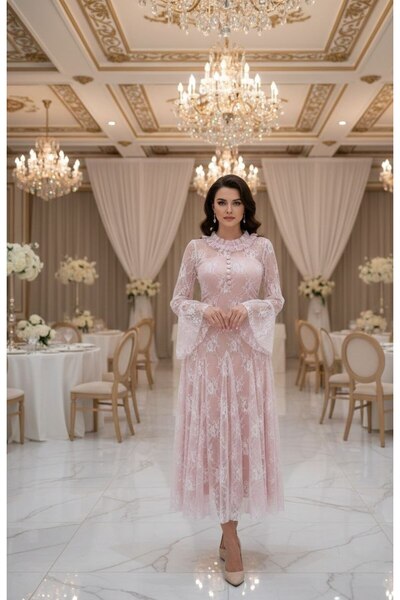 Seela white evening dress