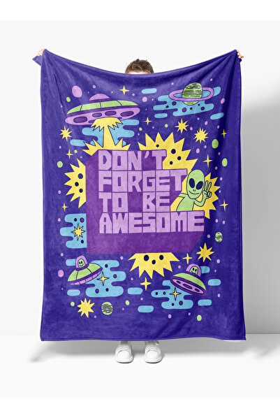 Erays Home Alien Uzay Με σχέδιο 3D Ψηφιακό τύπωμα τηλεοράσεις Κουβέρτα fleece...