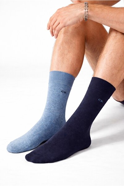 Calvin Klein Ck 2-Pack Long Cotton-Pack Organic Men's Socks