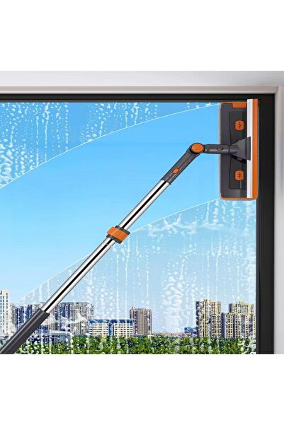 RSC MARKETİM TELESKOPİK SAPLI CAMSİL OYNAR BAŞLIKLI + YEDEK BEZ CAMLARDA 0 LEKE