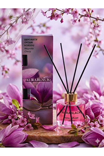 Aurablack magnolya cherry dekoratif ortam kokusu 130 ml