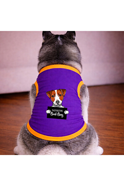 petite pati تي شيرت للكلاب من ماركة Mor Wanted Jack Russell (100% قطن ممشط قط...