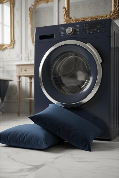 FARCY 2 Pieces Premium Series Velvet Fabric Cloud Pillow (50 X 70 cm)