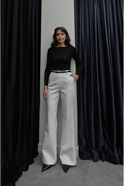 Havoş Εκρού Σκοτ καμπάνα Παντελόνι