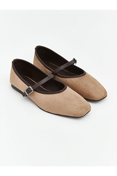 LC Waikiki Beige Suede Suede-Look Din Babet from Güli̇s Gi̇yi̇m