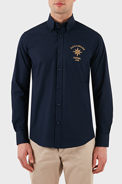 PAUL&SHARK Paul & Shark Strech Cotton Pack Regular Fit Button down Collar Shi...