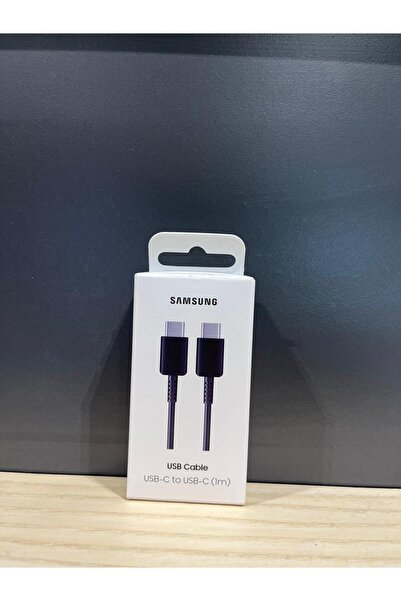 Samsung EP-DA705B TypeC TypeC Kablo (25W) - Siyah (SAMSUNG TÜRKİYE GARANTİLİ)