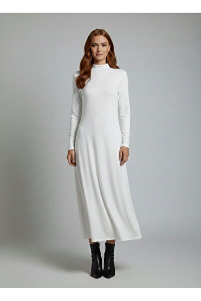 Betimoda Women's Four Seasons Long Sleeve Viscose Midi Length Half Turtleneck...