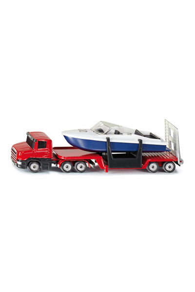Siku 4 Pcs Low Loader with Boat 1613