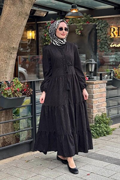 SCL Elbise 10002611311019 Siyah