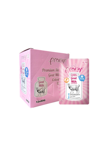 pramy Goat Milk for Cats Rich in Taurine 12 × 60g