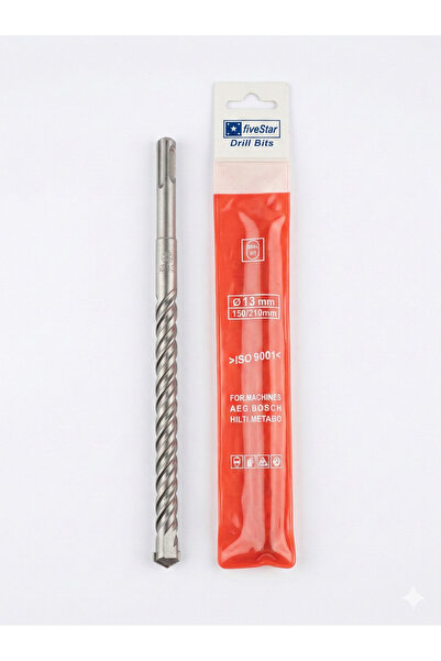 FiveStar SDS Plus Matkap Ucu 13x210mm Beton Delme Hilti Ucu | Yerli Üretim